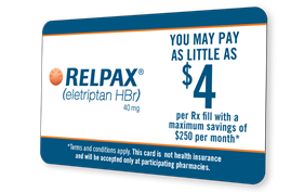 Relpax Savings card
